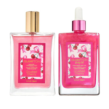 Glampton Crushed Cherry Women's (2-Piece) Shimmer Gift Set