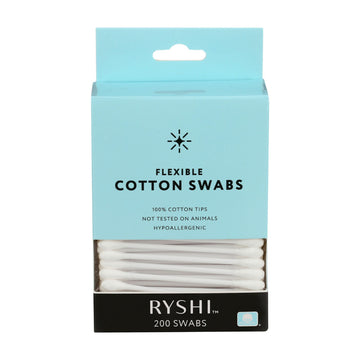Ryshi Flexible Cotton Swabs (200-Count)