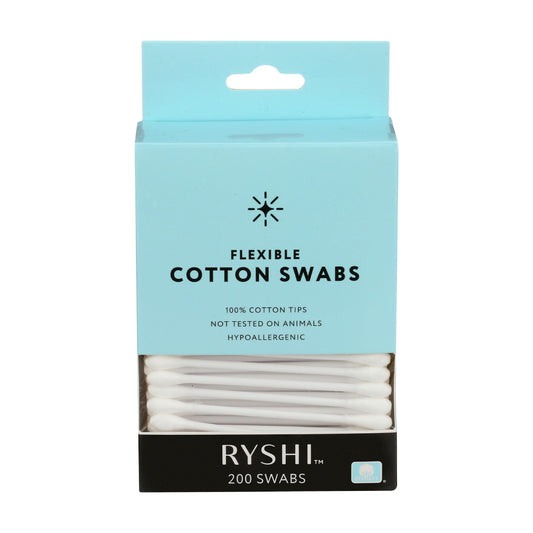 Ryshi Flexible Cotton Swabs (200-Count)