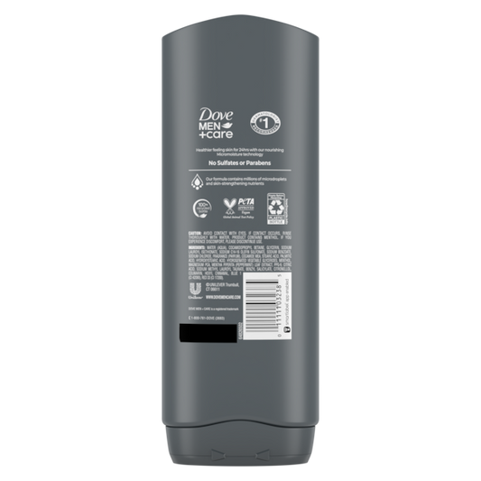 Dove Men+Care 3-In-1 Recover with Peppermint Body, Face + Hair Wash