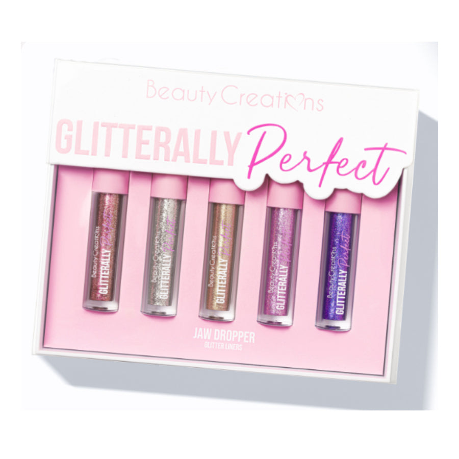 Beauty Creations Glitterally Perfect Glitter Liners 0.11 fl oz (Set of 5) - Jaw Dropper