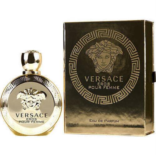 Versace Eros Pour Femme Eau de Parfum para mujer de 3,4 oz 