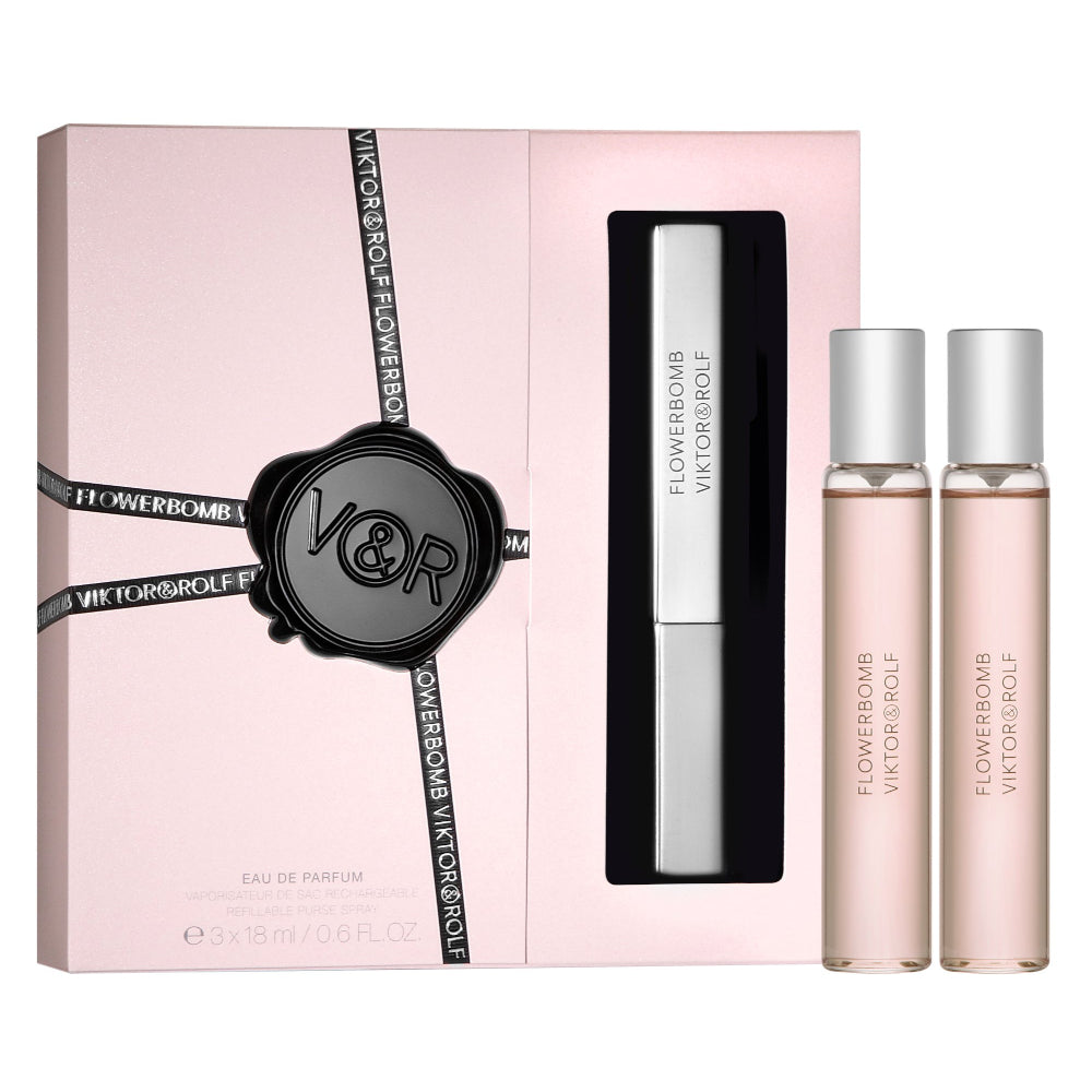 Victor & Rolf Flowerbomb Refillable Women's 3 Piece Set - Curacao