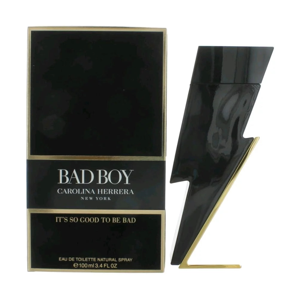 Carolina Herrera Bad Boy Eau de Toilette para hombre de 3,4 oz