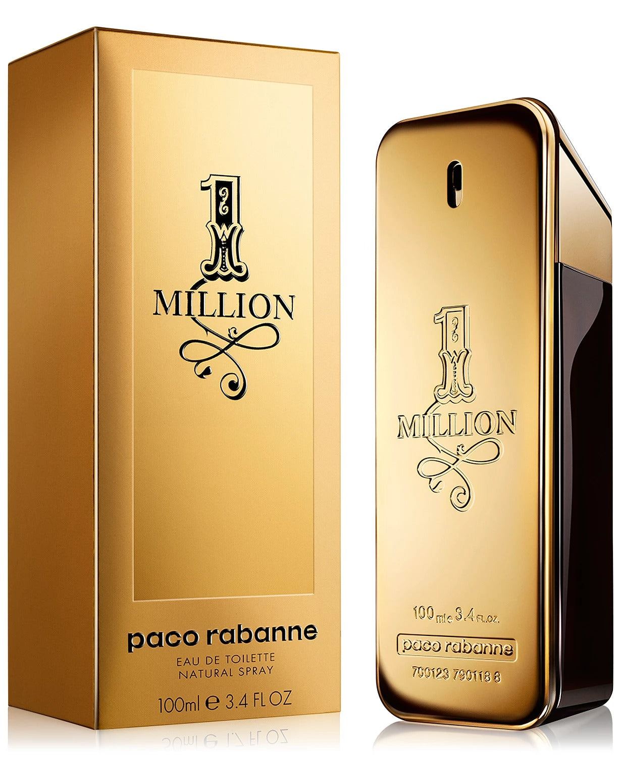 Paco Rabanne 1 Million Men's 3.4 oz Eau de Toilette