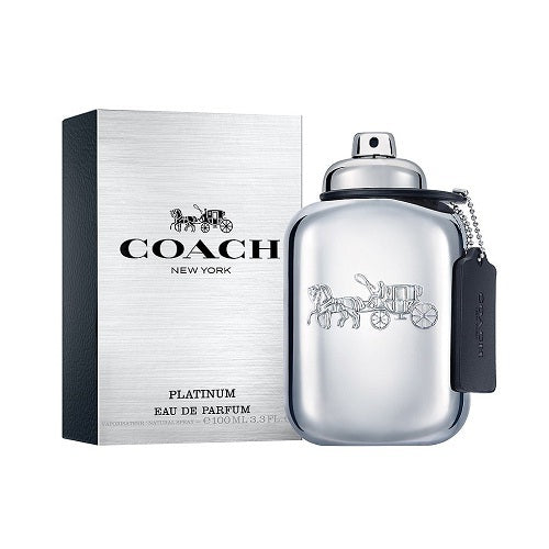 Coach Platinum Eau de Parfum para hombre de 3,3 oz