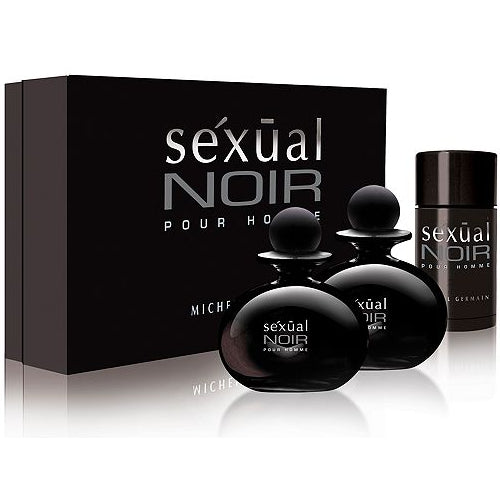 Michel Germain Sexual Noir Men's (3-Piece) Pour Homme Eau de Toilette Spray Gift Set