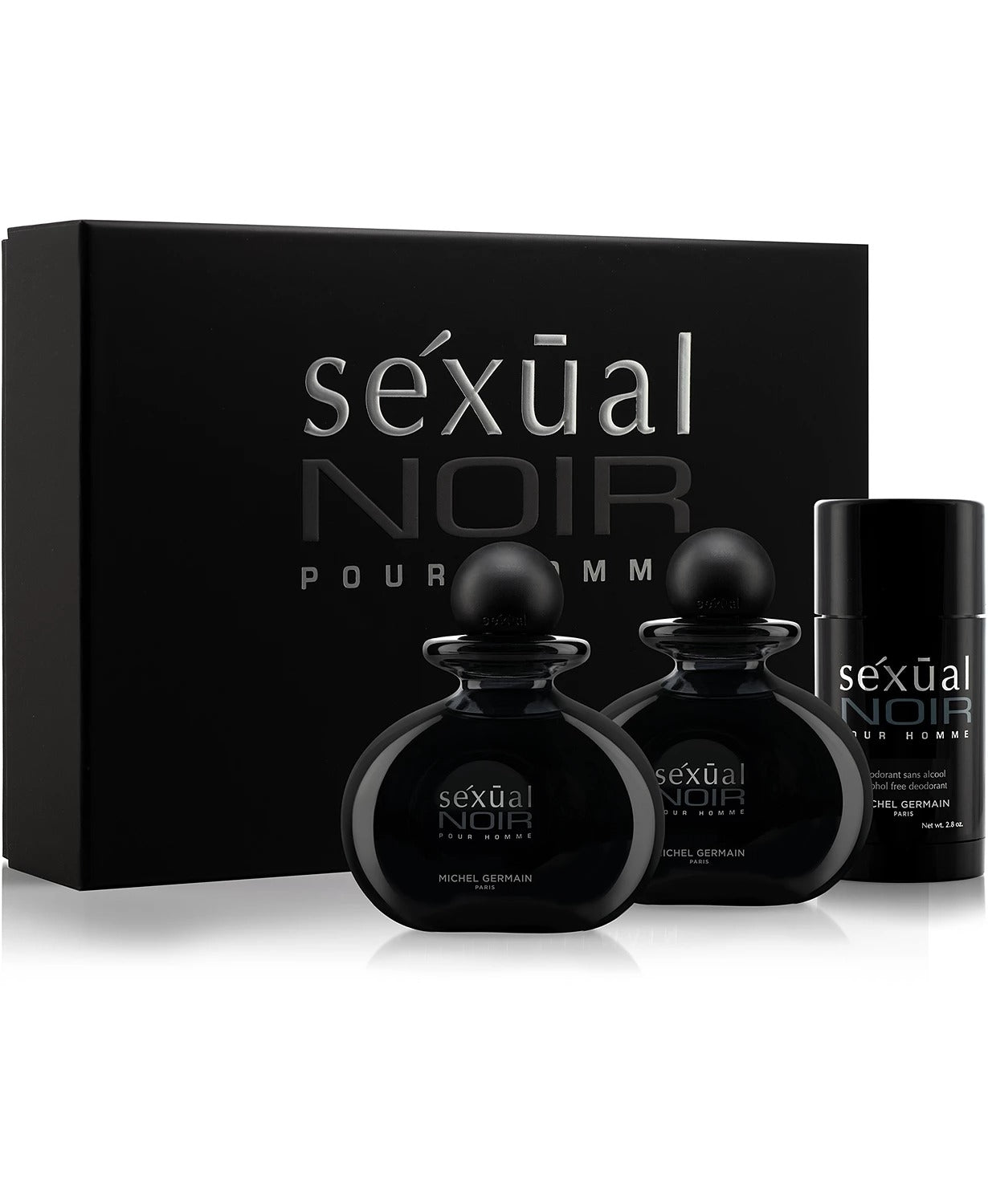 Michel Germain Sexual Noir Men's (3-Piece) Pour Homme Eau de Toilette Spray Gift Set