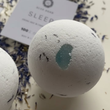 Bomba de baño con CBD para dormir de 100 mg
