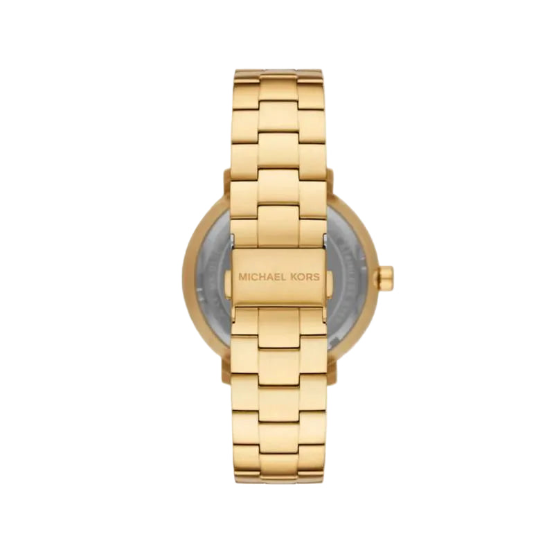 Reloj Michael Kors Blake con fecha y tres manecillas para hombre, dorado y negro