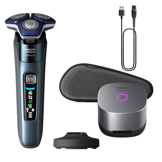Philips Norelco Series 7000 Wet and Dry Electric Shaver - Blue/Black