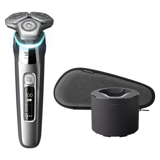 Philips Norelco Series 9000 Wet and Dry Electric Shaver with SenseIQ - Silver