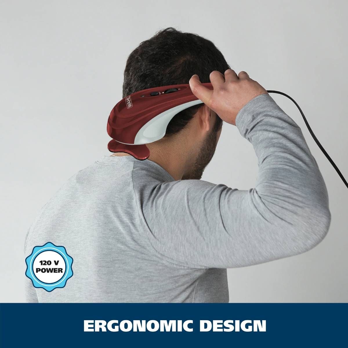 Wahl Hot-Cold Therapy Handheld Massager with Attachments