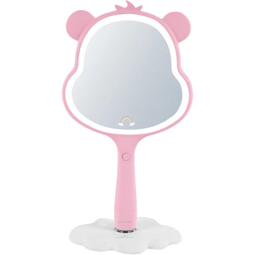 Impressions Vanity Care Bears Cheer LED Handheld Mirror with Detachable Standing Base - Pink