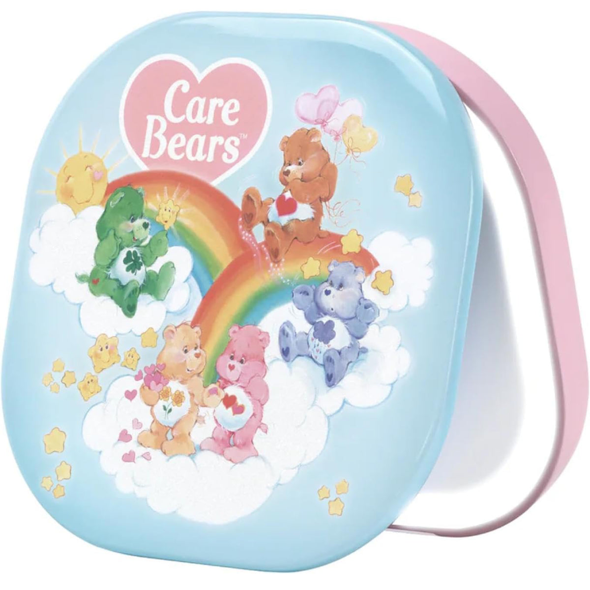 Impressions Vanity Care Bears Rechargeable Compact Mirror with LED Lighting - Pink/Blue