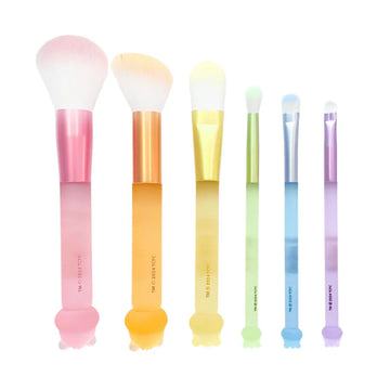 Impressions Vanity Care Bears Frosted Brush Set with 3D Figural Head Base (6-Pieces)