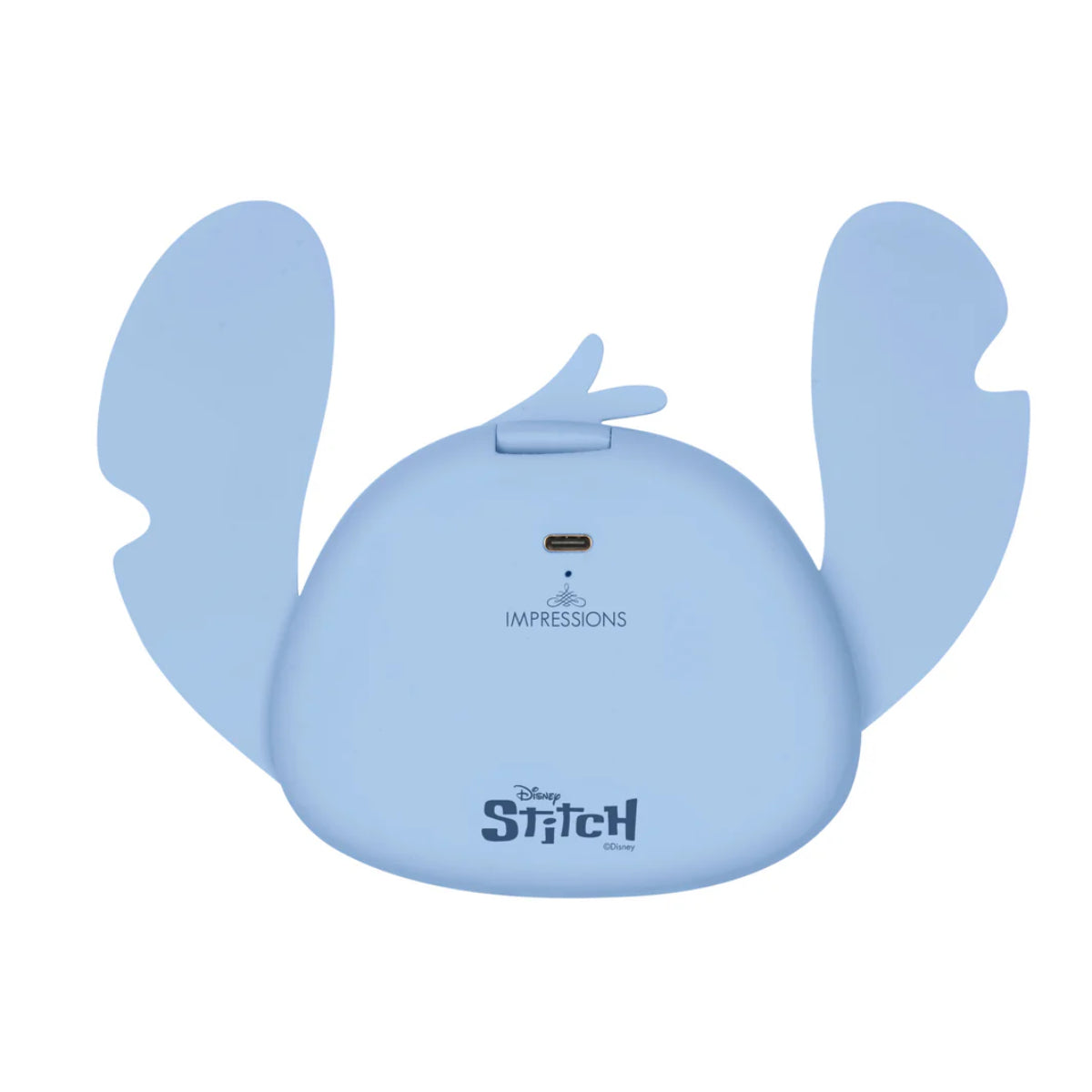 Impressions Vanity Stitch Ohana LED Compact Mirror with Three Light Color Temperatures - Blue