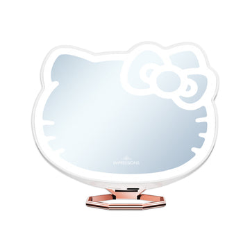 Impressions Vanity Hello Kitty Pocket Mirror with Ring Stand - White