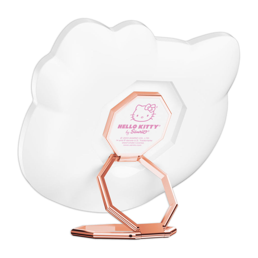 Impressions Vanity Hello Kitty Pocket Mirror with Ring Stand - White