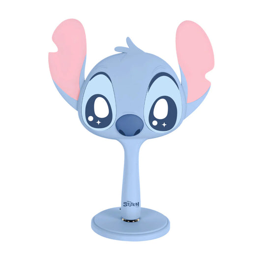 Impressions Vanity Stitch Ohana LED Handheld Mirror with Magnetic Ball Standing Base - Blue