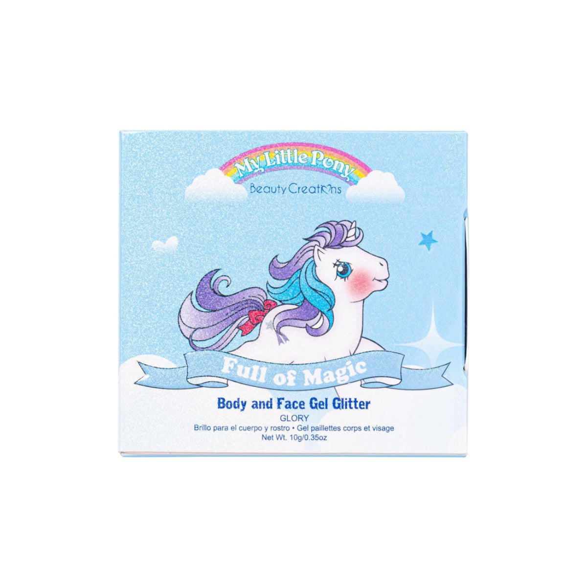 Beauty Creations X My Little Pony "Full of Magic" 0.35 oz Body and Face Gel Glitter - Glory