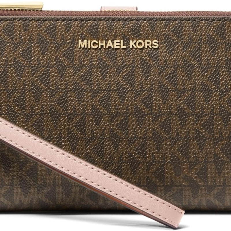 Michael Kors One Size Adele Logo Smartphone Wallet - Brown