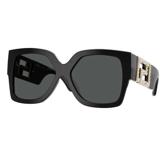 Versace VE4402595478 Women's Square Solid Color Sunglasses