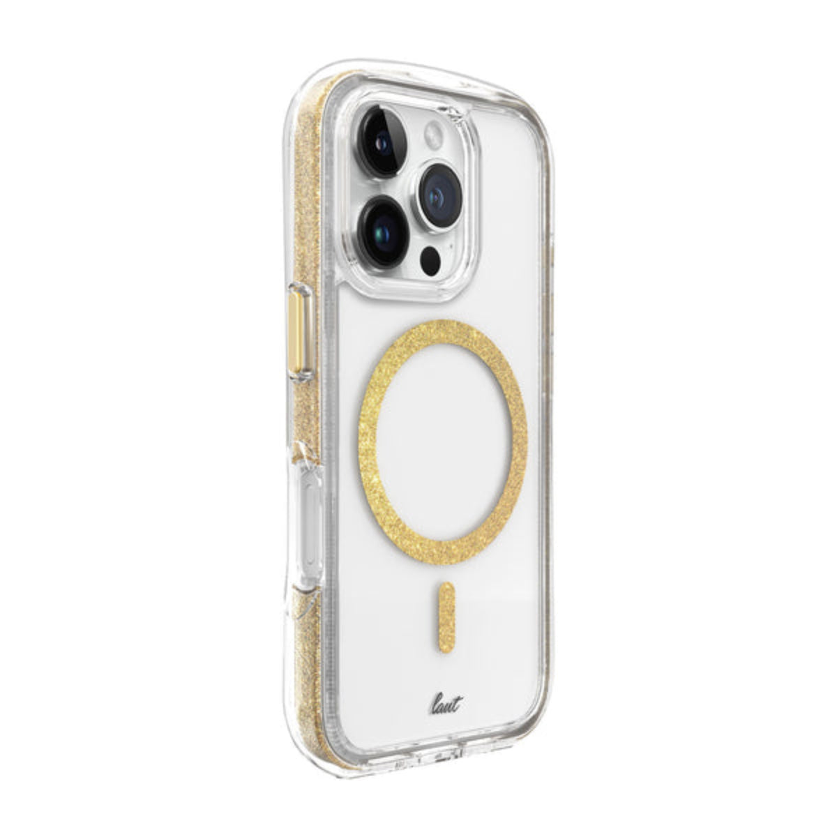 Laut Aero Protect Case for Apple iPhone 16 Pro Max - Sparkle Gold