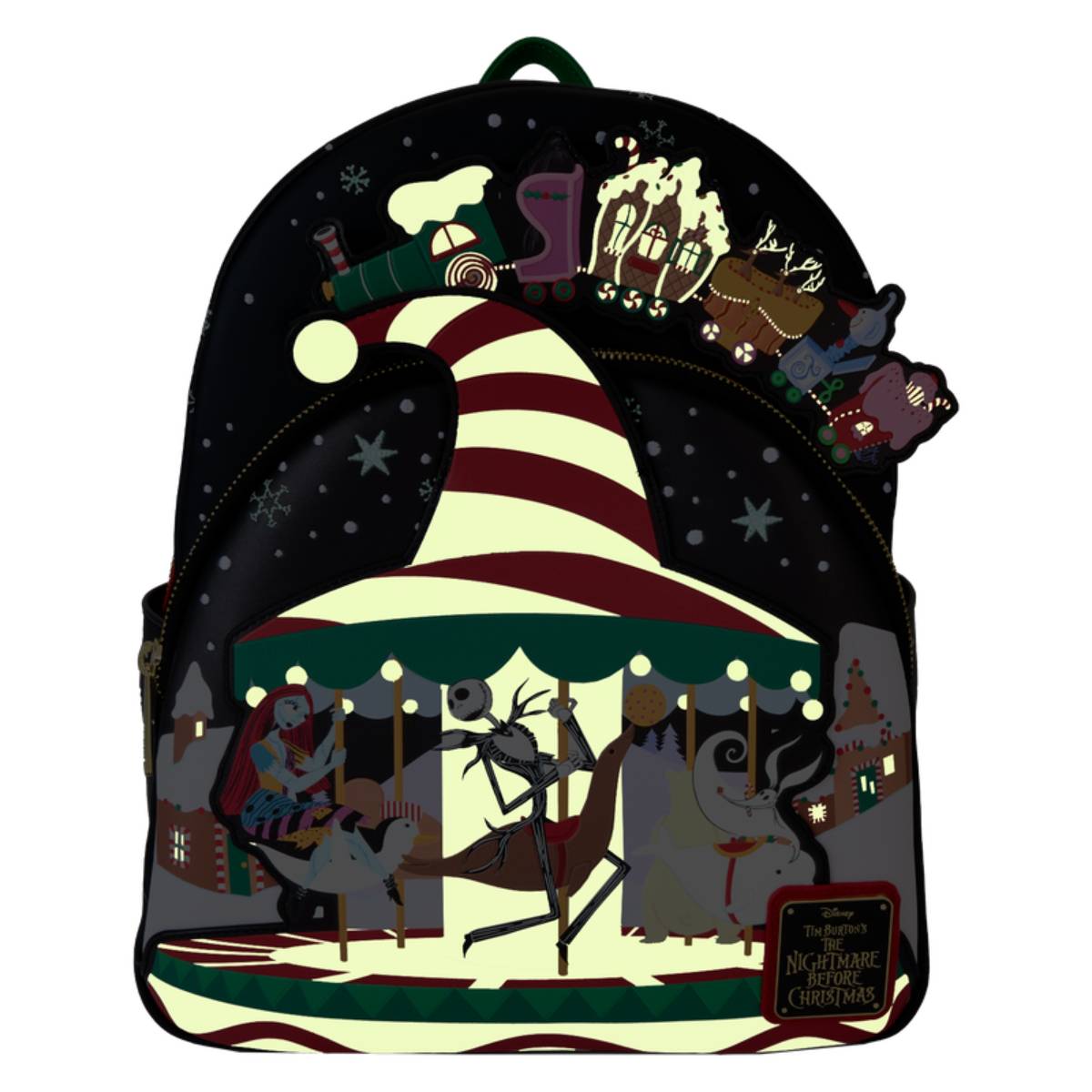 Loungefly Disney The Nightmare Before Christmas Glow Mini Backpack - Multicolor