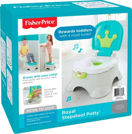 Fisher Price Royal Stepstool Potty - Green