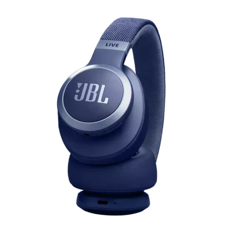 JBL Live 770NC Wireless Over-The-Ear Headphones with True Adaptive Noise Cancelling - Blue