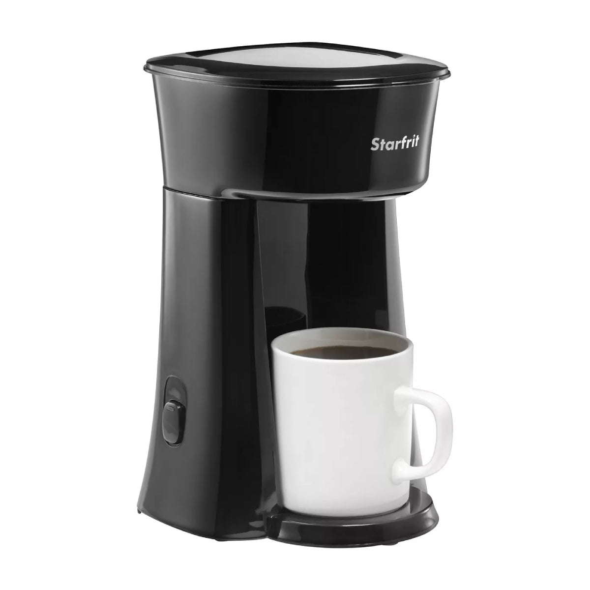 Starfrit Single Serve Drip Coffee Maker with Travel Mug - Black