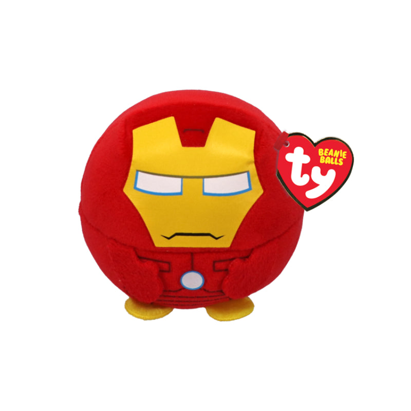 Ty Marvel 4" Iron Man Plush Toy - Red/Yellow