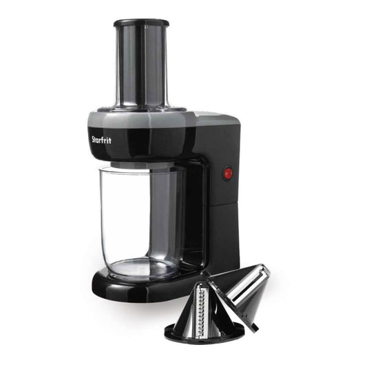 Starfrit 242000020000 7" Electric Spiralizer with 2 interchangeable stainless steel blades - Black