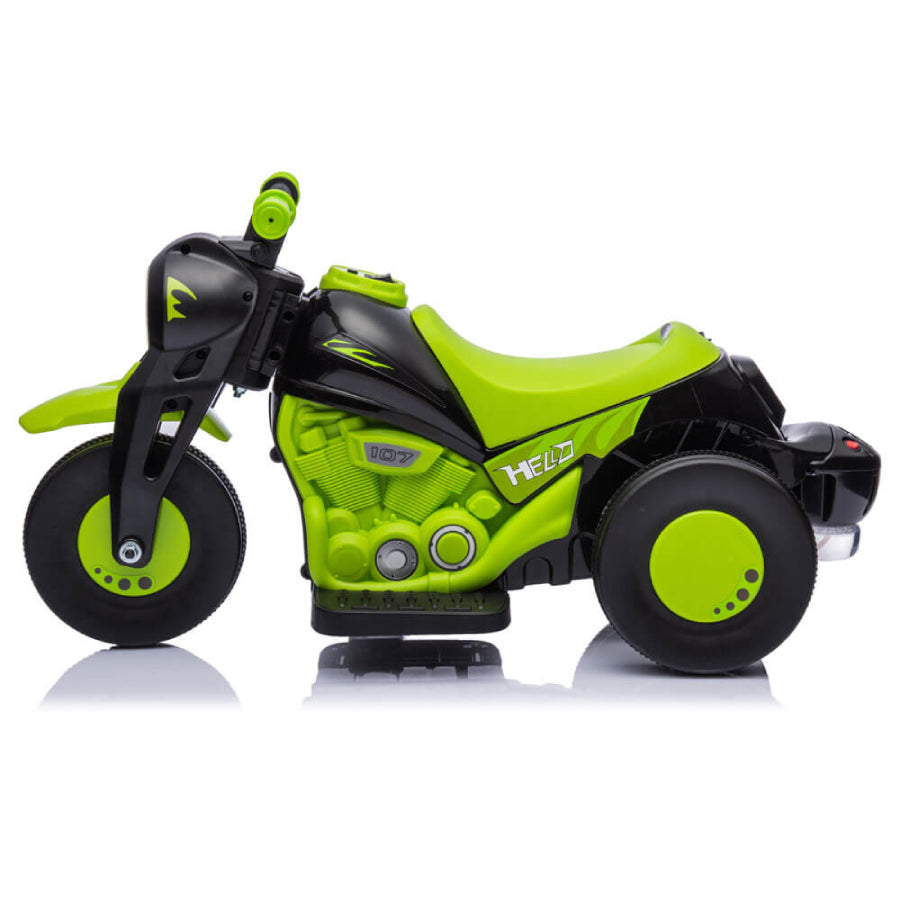 TOI Kids 6V Battery Powered Ride on Motorcycle with Bubble Maker - Green