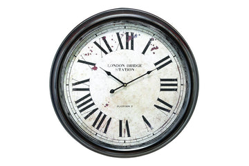 Metal Wall Clock 24"D