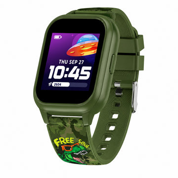 Bundle: Playzoom Dinosaur Smartwatch with Bluetooth Headphone - Green