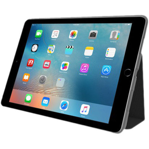 Funda tipo libro translúcida con absorción de impactos Incipio Clarion para iPad Pro de 9,7", color negro