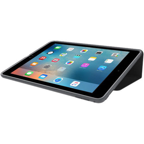 Funda tipo libro translúcida con absorción de impactos Incipio Clarion para iPad Pro de 9,7", color negro