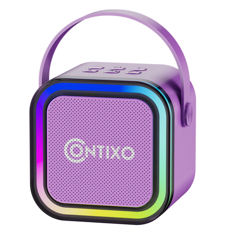 Contixo Kids Bluetooth Karaoke Speaker with Two Wireless Microphones
