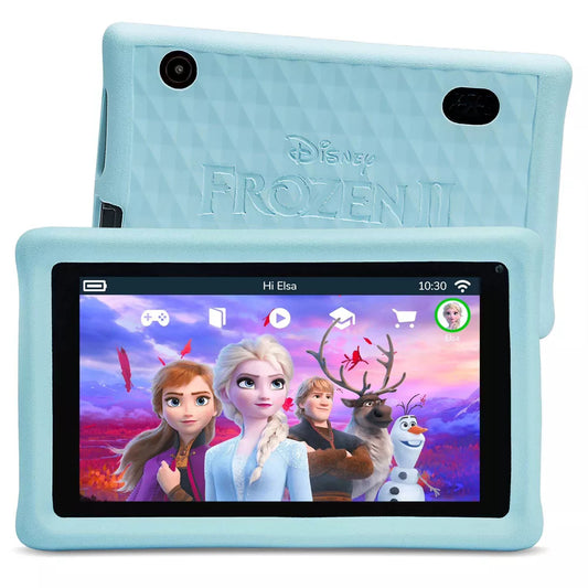 Pebble Gear Frozen 7" Kids Tablet - Quad Core 1.3 GHz with Wi-Fi, 16GB Storage - Blue