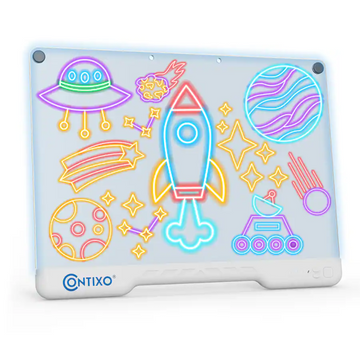 Contixo 16" Rechargeable LED Drawing Board for Kids