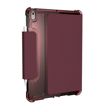 Urban Armor Gear Lucent Series iPad 10.2" Case (8th Generation), Aubergine/Dusty Rose