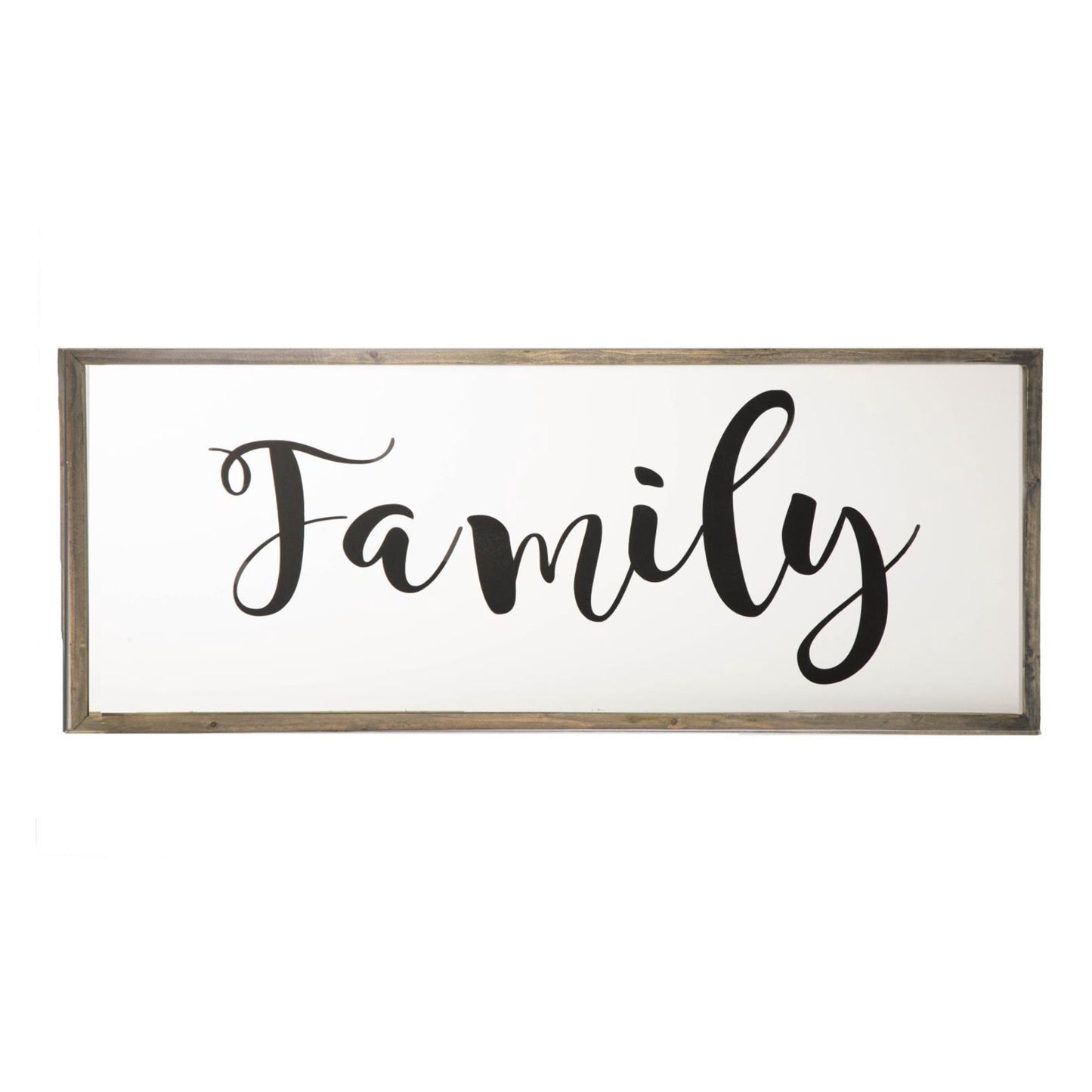 Urban Trends Wood Wall Art "Family", White