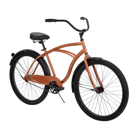 Bicicleta Huffy Good Vibrations de 26" con guardabarros en las ruedas, color naranja