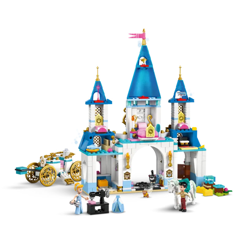 LEGO Disney Princess Cinderella's Castle & Horse Carriage Building Toy Set (596-Piece)