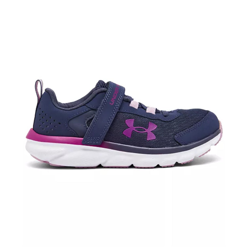 Under Armour Girl's  Assert 9 Ac Sneakers (Size 10.5) - Blue/Pink