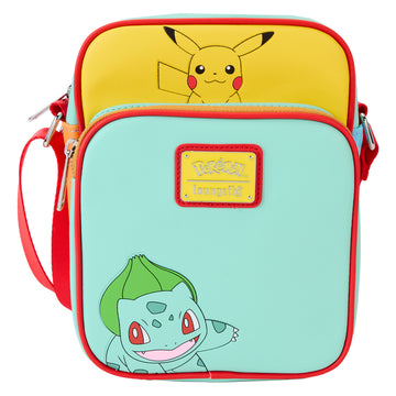 Loungefly PokÃ©mon Color Block Starters Crossbody Bag - Multicolor