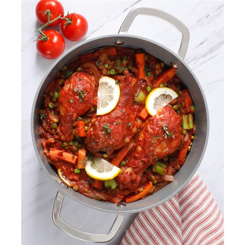 Gibson Sur La Table Angelie Nonstick Cookware Set (10-Piece)