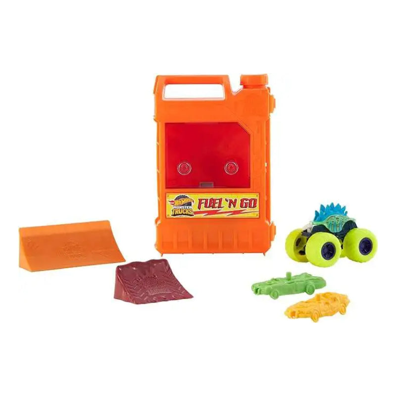 Hot Wheels Monster Trucks Fuel 'n Go Playset